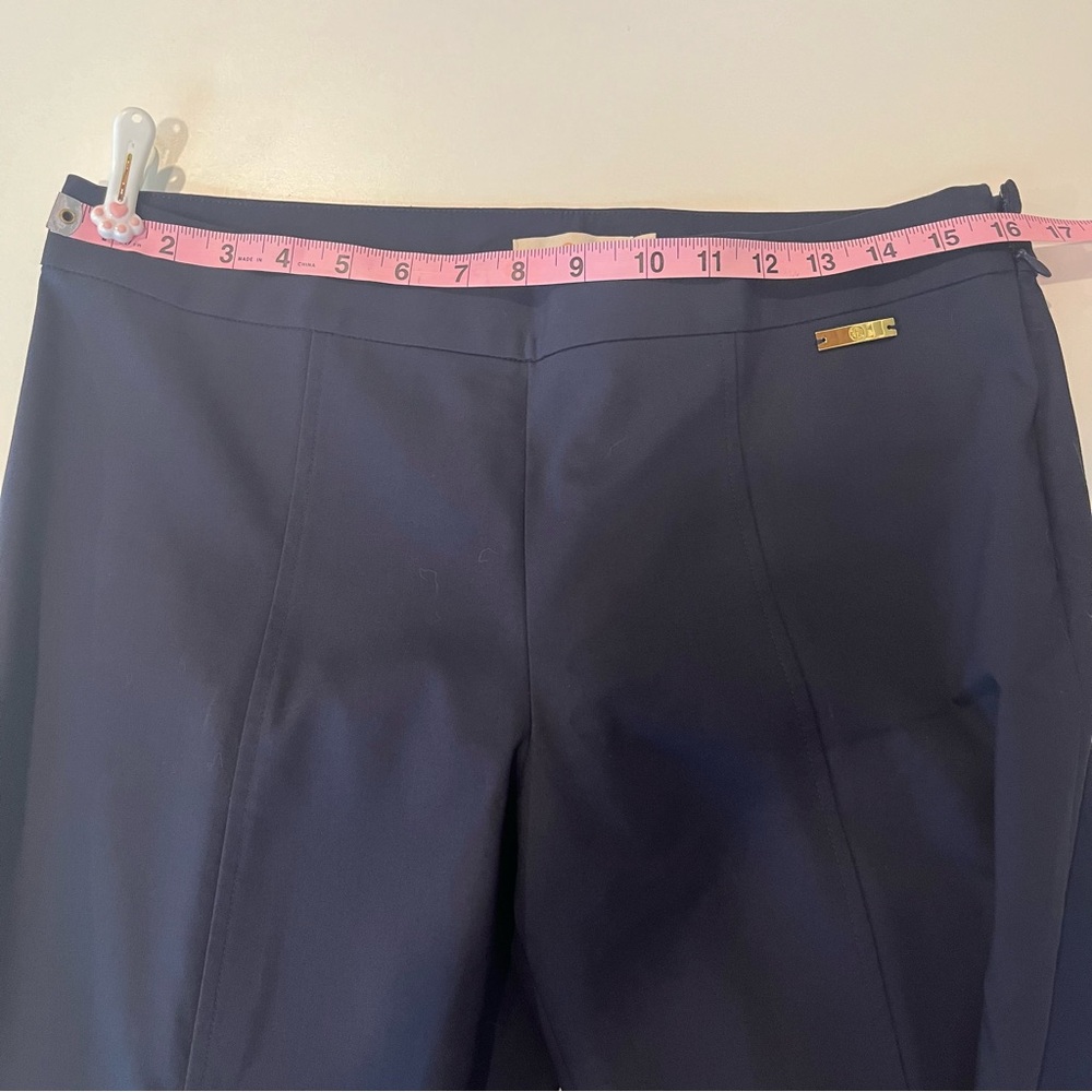 Tory Burch EUC Callie Skinny Ankle Pants Classic Navy Size 8 - Picture 11 of 13